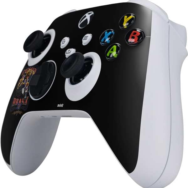 Skinit Decal Gaming Skin Compatible with Xbox Series S Controller - Officially Licensed Liquid Blue NFL Chicago Bears Running Back Design
