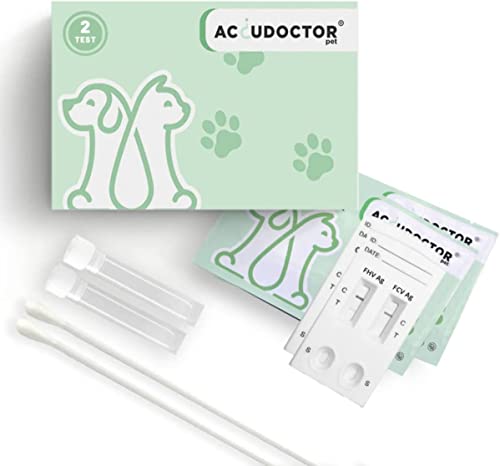 2 AccuDoctor Test Giardia ¡and Feline Panleukopenia Virus FPV/Feline Parvovirus Detection in Cat Stool