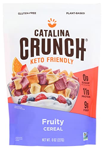 Catalina Crunch Fruity Flavor Keto Cereal, Low Carb, Sugar Free 8 oz (Pack of 6)
