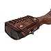 Tourbon Leather Buttstock Cheek Rest with Rifle Shell Holder (Brown PU Leather - Right Hand)