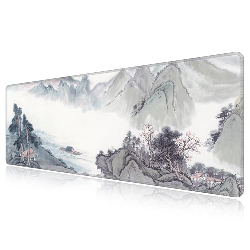 Tapis de souris extra large motif paysage pour clavier d'ordinateur