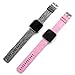 Welltin 2 Pack Bands Compatible with Fitbit Versa / Fitbit Versa 2 / Fitbit Versa Lite for Women Men, Breathable Woven Fabric Strap, Adjustable Replacement Wristband for Fitbit Versa Smart Watch