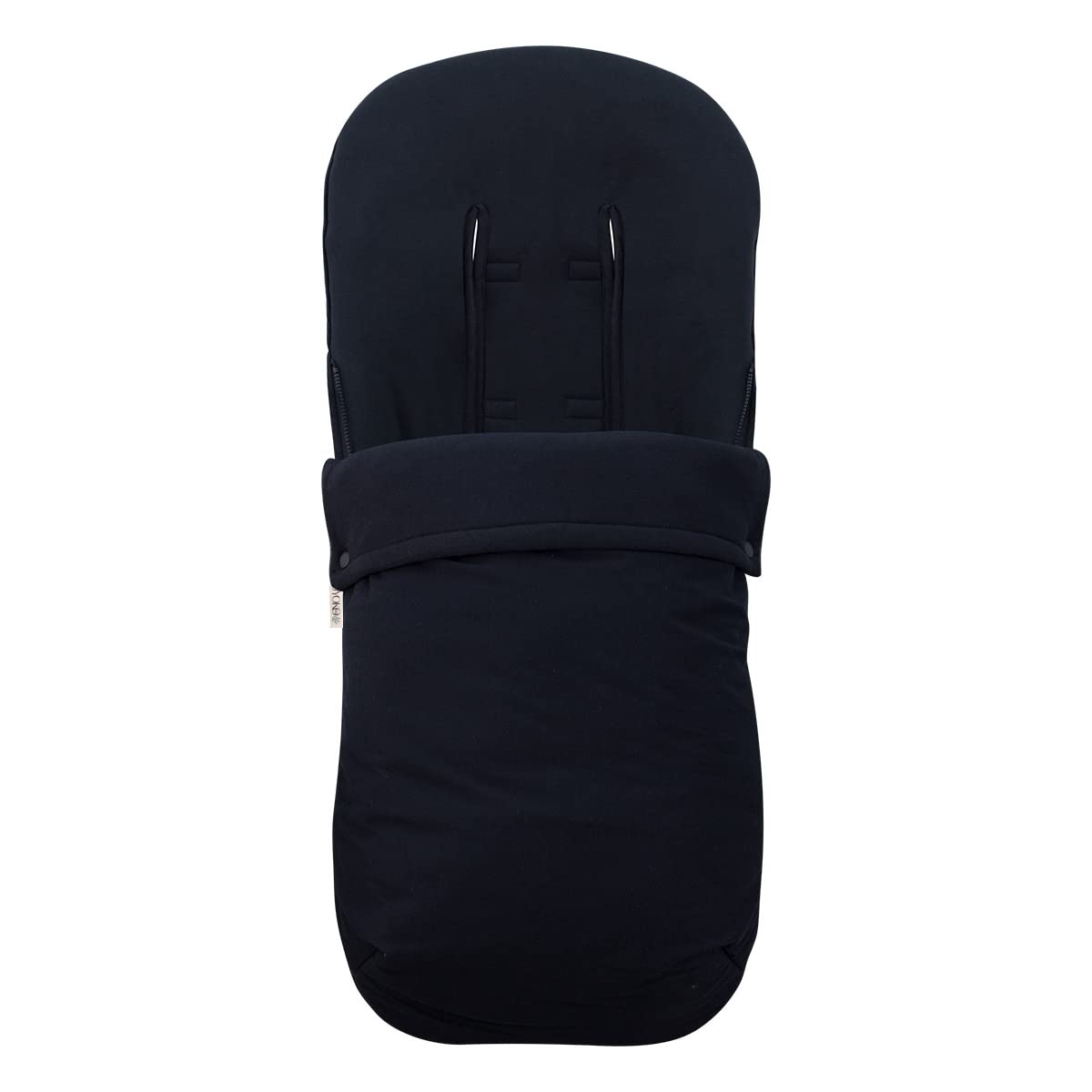 JYOKO KIDS Saco Universal para Cochecito y silla de Paseo, Saco de abrigo para Carrito de Bebé Con Forro de Algodón, Primavera/Entretiempo (BLACK SERIES, ALGODON)