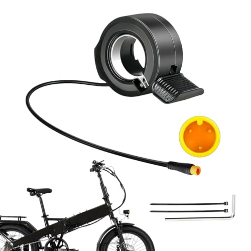 Image of Ebike Full Throttle for Lectric XP4 /XP 3.0 /XP Lite /Xpedition, 12V-72V 3 Pin Waterproof Connector, Right Hand Twist Throttle for Lectric XP4 Ebike Plug & Play, Electric Bike Throttle Replacement