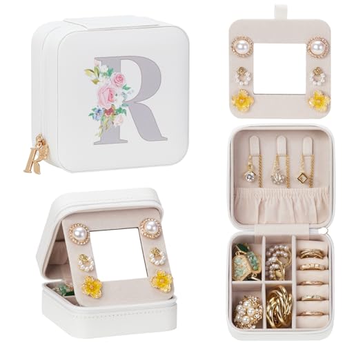 Enthralite Travel Jewelry Box for Girls: Traveling Jewelry Case Gift for Women - Mini...