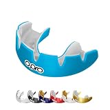 OPRO Mundschutz für feste Zahnspangen Instant Custom-Fit - Zahnschutz für Boxen, Kampfsport, MMA, Hockey & Rugby - Für Erwachsene & Kinder Alter 10+ - Einfach anzupassen - Mit zahnärztlicher Garantie
