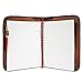 CestAntiQ, Heavy Duty Full Grain Leather Journal Cover (8.5 x 11 in.), Refillable Cahier XXL, Refillable Spiral Notebook (8.5 x 11 in.), Handmade Zippered Leather Journal Cover : Brown