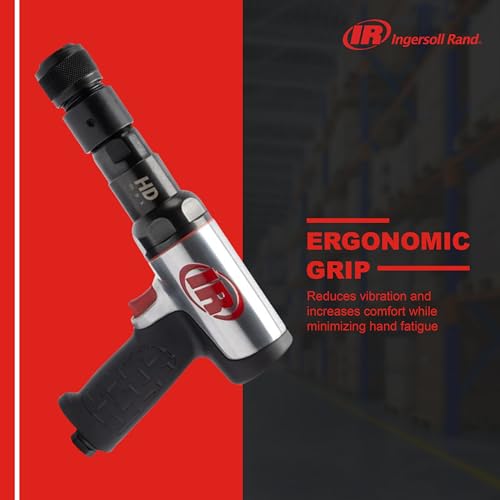 Ingersoll Rand 135MAXK Vibration Reduced Quick-Change Air Hammer 5-Piece Chisel Set, 2,600 BPM, 3" Stroke, Round Shank