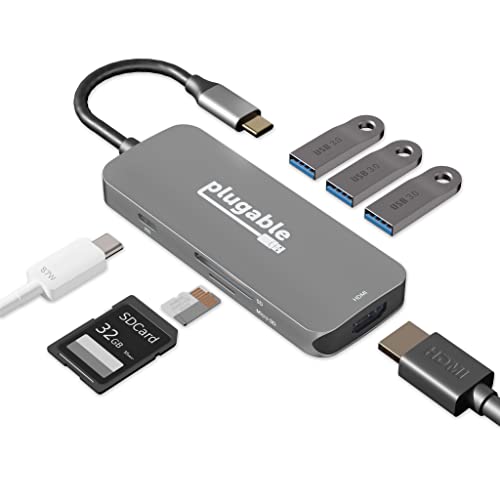 Plugable USB-C Hub 7-in-1 on Amazon