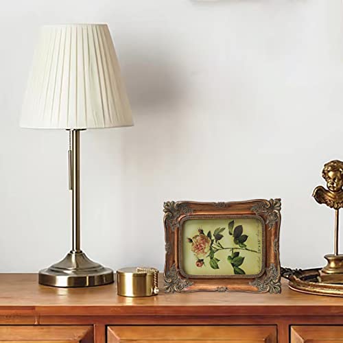 Vinlife Vintage Picture Frames 2.5 X 3.5 Wallet Size Picture Frames Ornate Picture Frames Mini Picture Frame Set Small Antique Picture Frames 2.5 X 3.5 Embossed Floral Tabletop Wall Art Frame,Bronze #TOP3