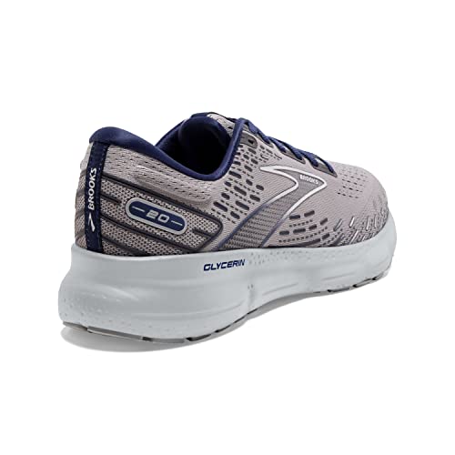 Brooks Glycerin 20 Imported Sneakers For Men - Durable, Flexible, Plush, And Breathable Synthetic Upper Footwear Alloy/Grey/Blue Depths 11 D - Medium #TOP3