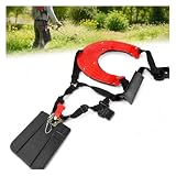 Imbracatura Decespugliatore per al-KO BC 400 L Brush Cutter Cinghia Doppia Spalla Regolabile per Tagliabordi
