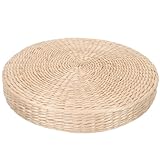 Coussin de sol circulaire - coussin tissé en tissu, pratique et idéal pour s'asseoir, coussin traditionnel japonais de style tatami