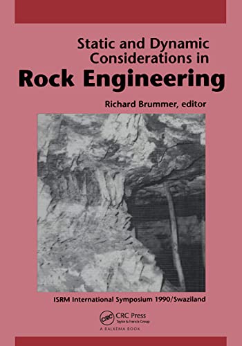 Static & Dynamic Considerations in Rock