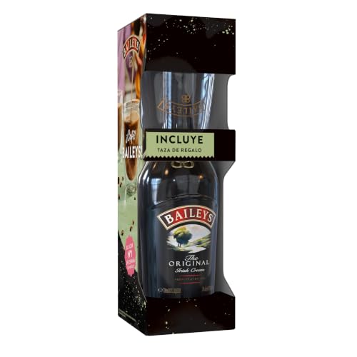BAILEYS Original Irish Cream pack taza de regalo, licor de crema de whisky irlandesa con certificación B-Corp, 700 ml