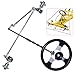Go-Kart Steering Wheel Kit 640mm Front Steering Gear Rack Joint Tie Rod & Wheel Assembly 168cc Go Kart UTV ATV