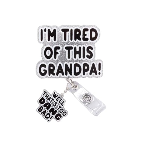Nurse Badge Reel with Funny Quote, 23-Inch Cord