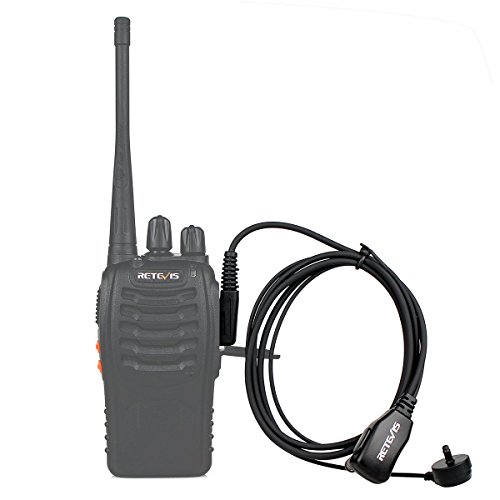 Image of Retevis Walkie Talkie Earpiece with Mic, for RT22 /RT21 /RT68 /H777 /RT86