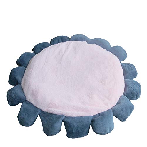 N/ A Cat Nest Dog Cushion Flower Mat Pet Mat Girl Heart Round Flower Carpet