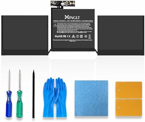 NinjaBatt Akku Für MacBook Pro 13 Zoll - Ersatzakku A1713/A1708 Kompatibel, 5000mAh/58.19Wh
