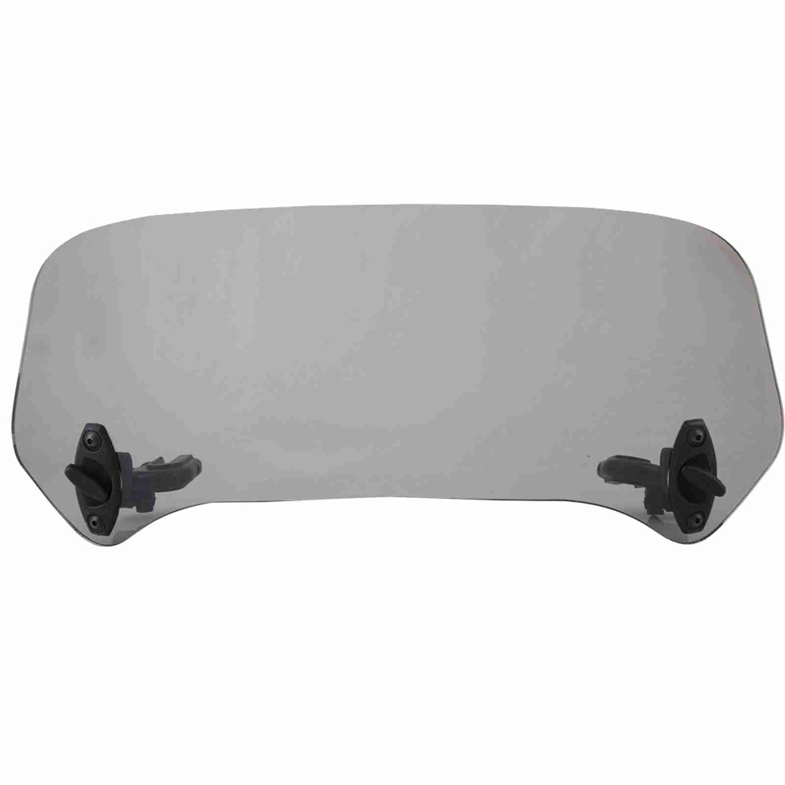 Deflectores y deflectores de Motocicleta, deflectores para Moto de alerón de Parabrisas, Universal, modificada, Clip Ajustable en Deflector de Viento Ajustable extensión (Humo)