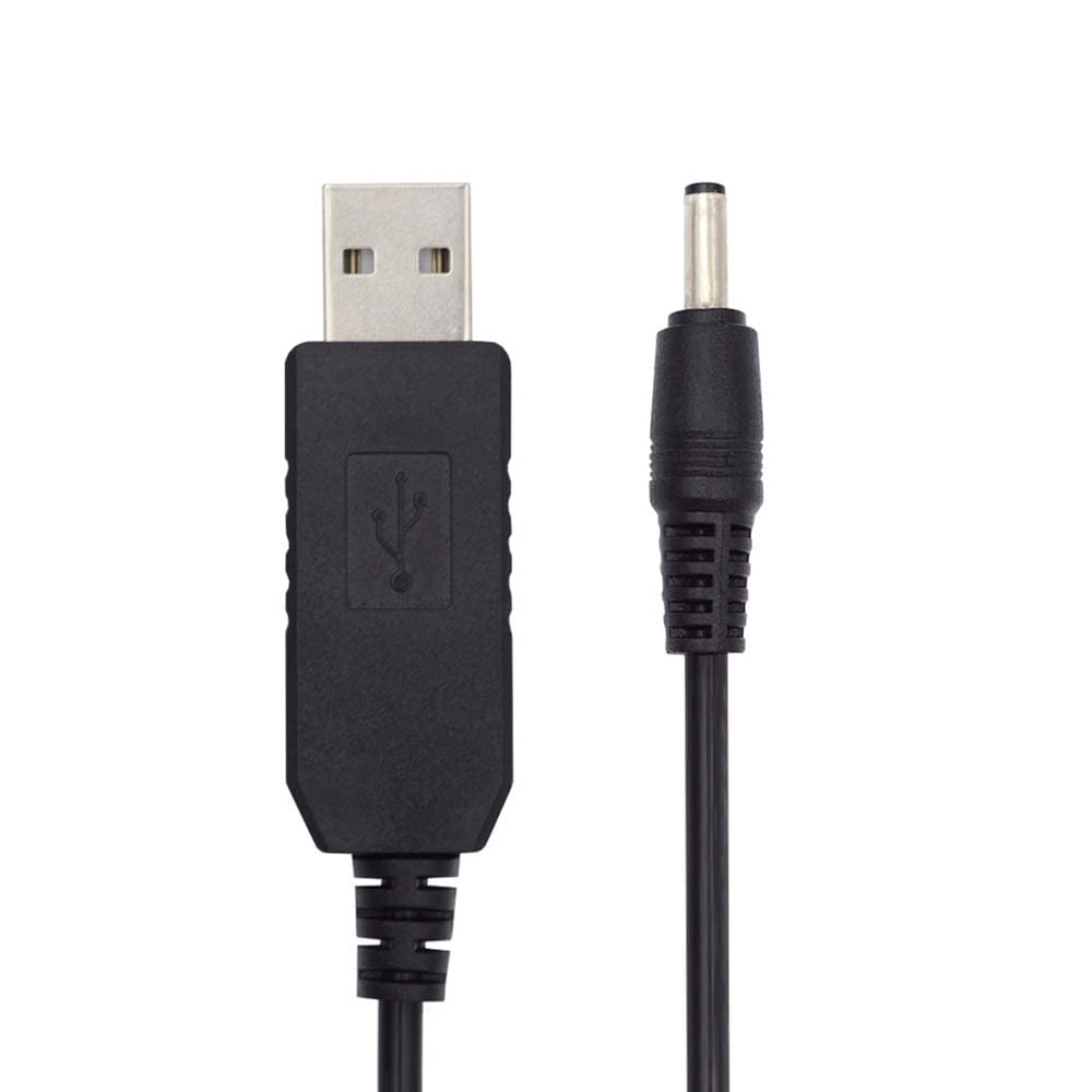 كابل سي 5 فولت USB 2.0 نوع A الى 2.5 × 2.1 ملم تيار مستمر 12 كيبل موصل اسطواني 100 سم لروتر
