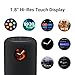 WiiM Sound Smart Speaker with 1.8″ Touch Display, Hi‑Res 24‑bit/192 kHz, AI RoomFit™ Room Correction, 100W Peak, Wi‑Fi 6E/Bluetooth 5.3, Multi‑Room & Stereo Pairing, Remote Included, Black