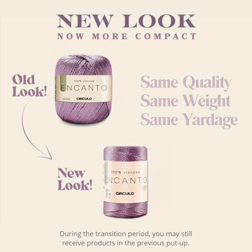 Image of CIRCULO Encanto Yarn 100% Viscose - Luxury & Shine - Light Worsted Weight Yarn - 140 yds, 3.52 oz - Color 3754 - Pink