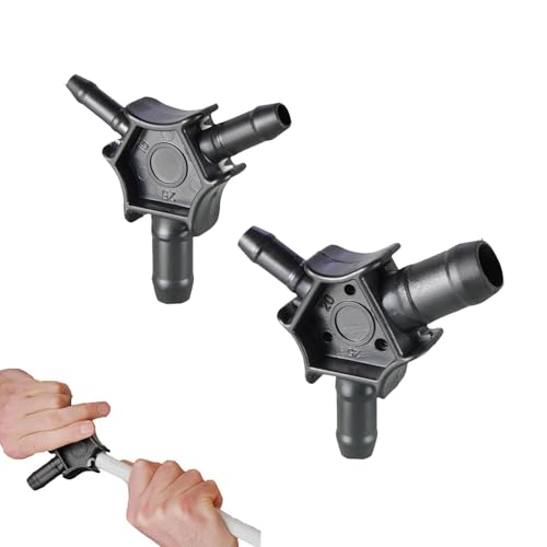 2 Piezas Calibrador para Tubos Compuestos de Plástico y Aluminio Calibrador Desbarbador para Tubos Multicapa para Tubos Multicapa con Diámetros de 16-20-25-32（Negro）