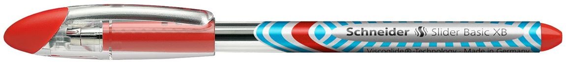 Schneider Stylo à bille Slider XB (boîte de 10) (Rouge)