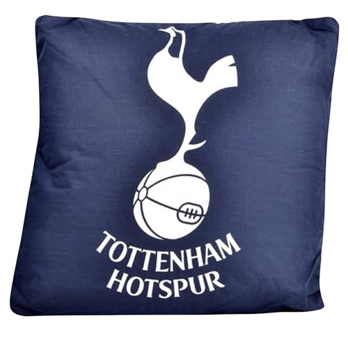 Tottenham Hotspur FC Official Football Crest Cushion (One Size) (Navy/White)