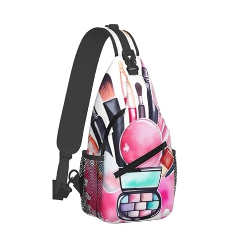 Mochila cruzada deportiva pequeña negra para diario miniatura 2