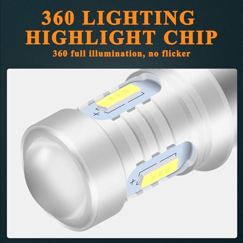 Image of 1860-4SMD Motorcycle Indicator Bulbs Long-Lasting, High-Brightness Beads, 1156 Cross Pin Fitting with Efficient Cooling and Easy Installation. Orange light (2)