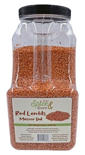 Dried Light Red Lentil beans | Masoor Dal | by