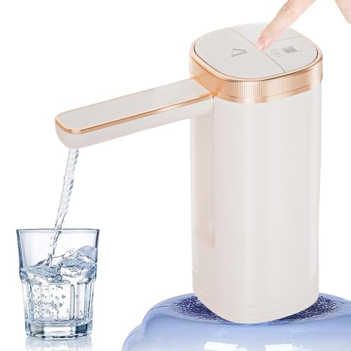 Bomba para dispensador de agua | Dispensador portátil recargable para bebidas | Bomba para galones de agua, para mostrador, camping, casa, mesa, oficina, nevera, cocina, dormitorio