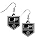 NHL Los Angeles Kings Chrome Dangle Earrings