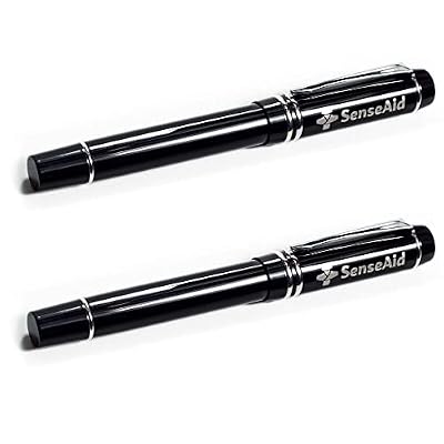 Weighted Pens For Hand Tremors | Heavy Pen For Essential Tremor Aid (2 Pack) Black