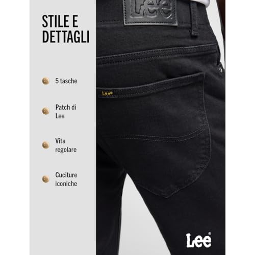 Lee Slim Fit Mvp Black Size 29X32 - 5