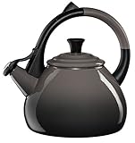 Le Creuset of America Le Creuset Oolong Teekessel aus emailliertem Stahl, 1,6 l 1.6 quart grau