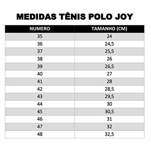 Tenis Masculino Botinha Coturno Casual Polo Joy (42, Preto/Vermelho)