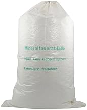Mineralwoll Saecke Mineralwolle/KMF Bag 220 cm Entsorgung Sack TRGS 521, weiss
