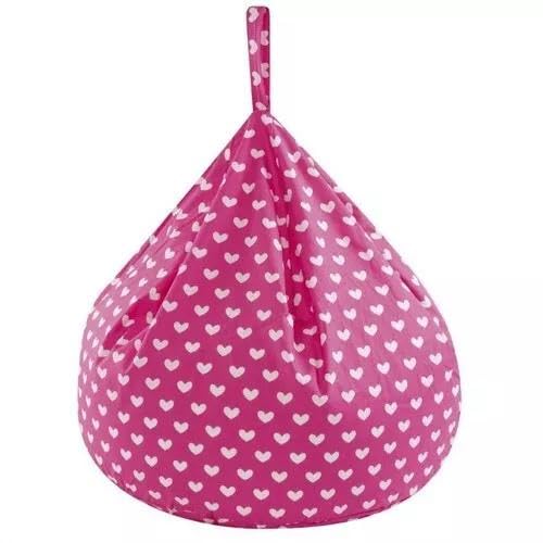 Stars and Hearts Bean Bgas (Pink Hearts)