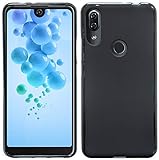 cofi1453® Silikon Hülle Basic kompatibel mit WIKO View 2 PRO Hülle TPU Soft Handy Cover Schutz Schwarz
