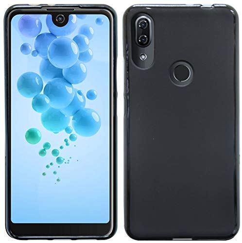 cofi1453® Silikon Hülle Basic kompatibel mit WIKO View 2 PRO Hülle TPU Soft Handy Cover Schutz Schwarz