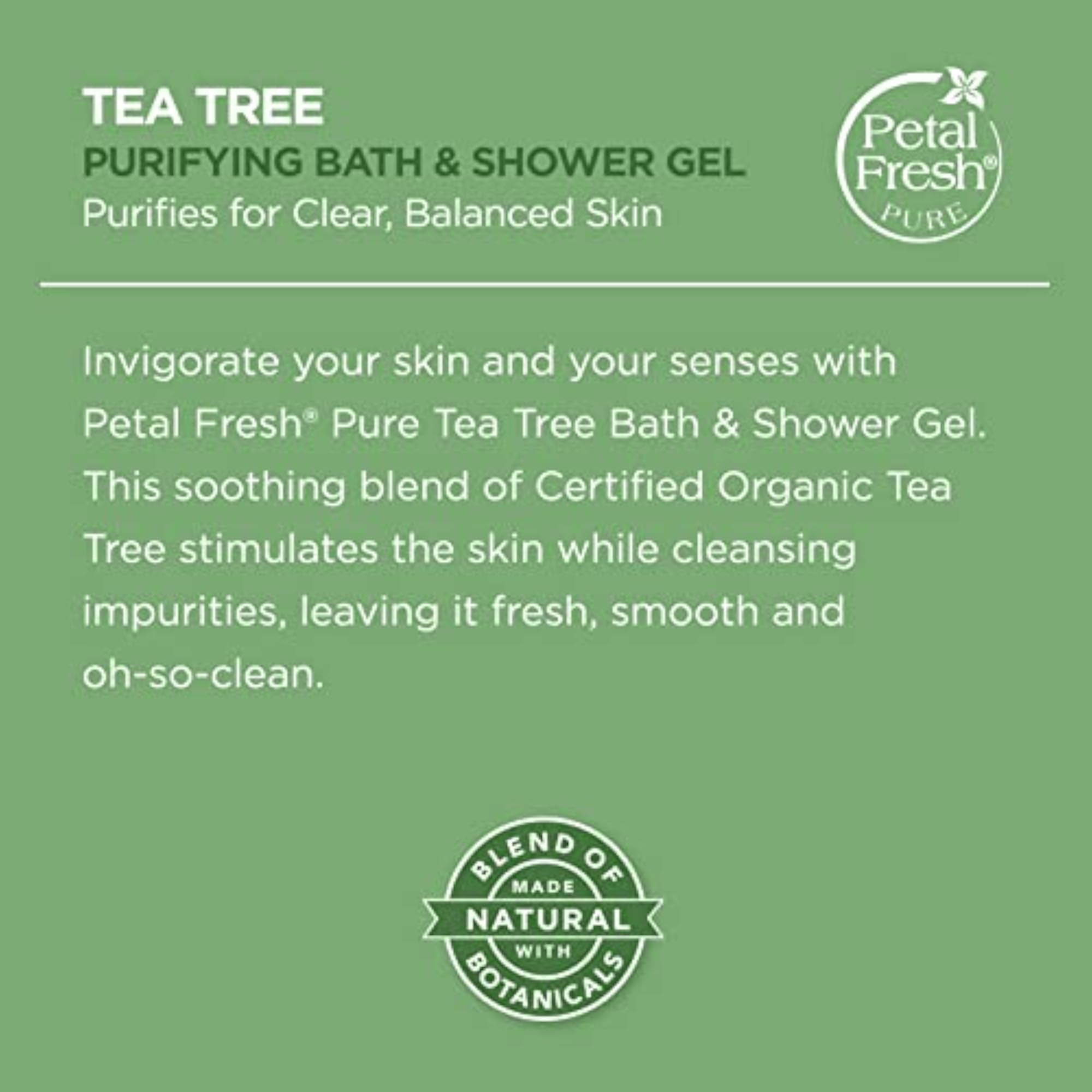 Pure Purifying Tea Tree Bath & Shower Gel 475ml