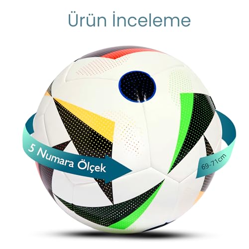 Hsport Futbol Topu 2024 Avrupa Dünya Kupası Halı ve Çim Saha Sert Zemin için Dayanıklı Dikişli Maç v