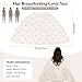 Basumee Nursing Cover for Breastfeeding Full Privacy Soft Breathable Mesh Breastfeeding Cover Multi-Use Breast Feeding Covers for Women Moms Baby Feeding Privacy Nursing Covers, Beige Flower Branches