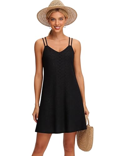 Robe trapèze dos nu en jacquard bohème texturé avec poches pratiques