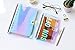 Chris.W A5 6-Ring Binder Cover Refillable Notebook Shell with Snap Button Closure for Ring-Bound Planner Pages, Dazzling Rainbow Color(Inner Paper Not Included)