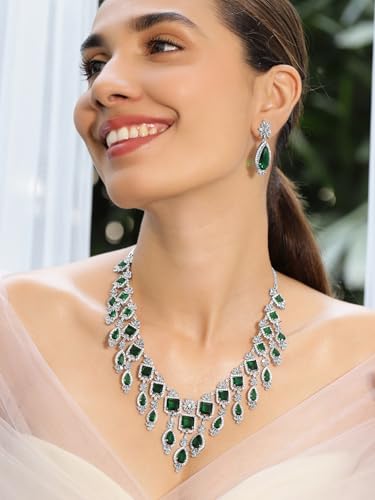 Image of Rubans AD Zircon Ethnic Jewellery Set for Women